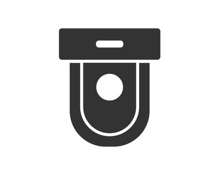 A minimalist icon design featuring a toilet. Useful for restroom signage, plumbing services, or hygiene related projects. Clean, modern, and easily recognizable.のイラスト素材