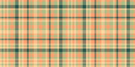 Subtle peach and sage green plaid pattern. Perfect for textile design, fashion, website backgrounds,...