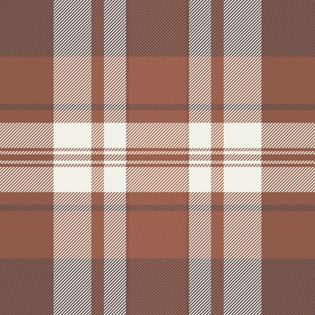 Classic plaid pattern featuring warm, earthy tones. Ideal for textiles, backgrounds, or designs...