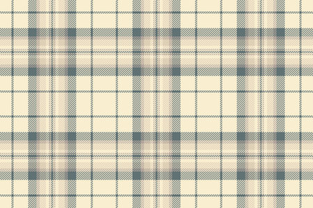 Creamy beige and muted gray plaid pattern. Perfect for textile design, website backgrounds, or...