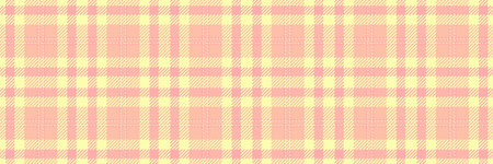 Pastel pink and yellow plaid texture. Perfect for backgrounds, textiles, or scrapbooking. Subtle, soft, and charming, this seamless pattern evokes feelings of warmth and comfort.のイラスト素材