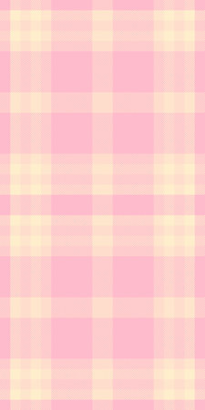 Covering check background texture, pop textile pattern vector. Continuity fabric tartan plaid seamless in pink and light colors palette.のイラスト素材