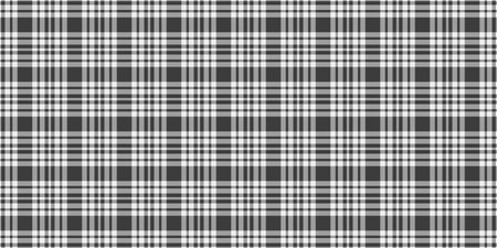 Subtle grayscale plaid pattern. Perfect for backgrounds, textiles, or website design. Clean, minimalist aesthetic evokes order and sophistication.のイラスト素材