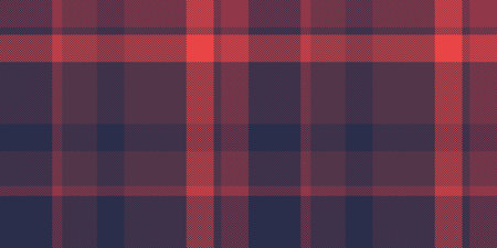 Stylish red and navy plaid pattern. Perfect for textile design, fashion, website backgrounds, or...