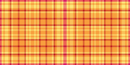 Vibrant warmtoned plaid pattern, perfect for autumnal designs or summer textiles. This seamless texture evokes feelings of warmth and comfort, ideal for backgrounds, fabrics, or packaging.のイラスト素材