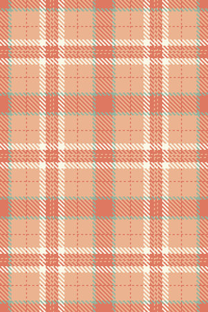 Soft coral and peach plaid pattern. Perfect for textile design, scrapbooking, or website...