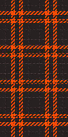 Variation background fabric plaid, scrapbooking check pattern texture. Repeat seamless vector tartan textile in dark and bright colors palette.のイラスト素材