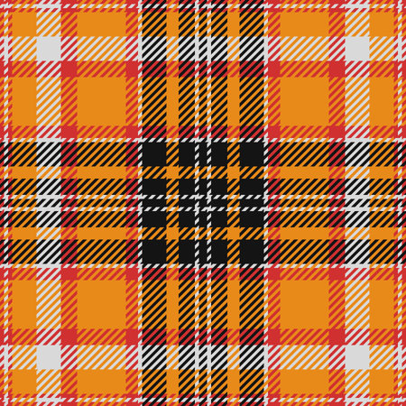 Vibrant orange and black plaid pattern.  Perfect for textile design, fashion, fall themes, or...