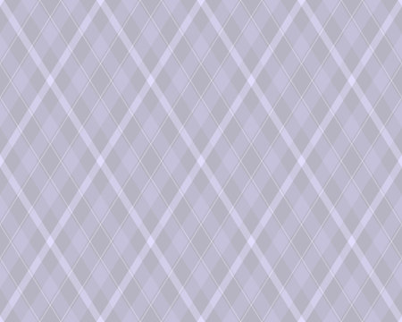 Argyle seamless pattern of geometric rhombus. Harlequin check wallpaper design. Vector classic...