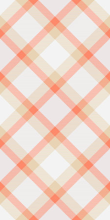 Elegant coral and beige plaid pattern. Perfect for textile design, wallpaper, or website...