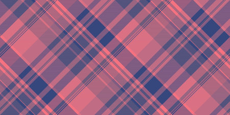 Stylish plaid pattern in pink blue. A versatile texture, perfect for backgrounds, textiles, or...