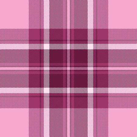 Elegant pink and maroon plaid pattern. Perfect for textile design, fashion, scrapbooking, or website backgrounds.のイラスト素材