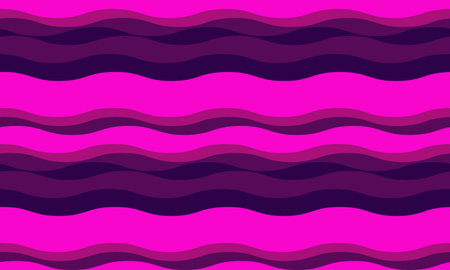 Vibrant pink and purple wavy stripes create a dynamic, seamless pattern. Perfect for backgrounds, textiles, or website designs needing a playful, energetic feel.のイラスト素材