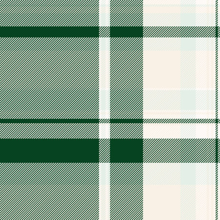 Smooth vector background textile, graph seamless texture fabric. Gift paper check plaid tartan pattern in dark and old lace colors palette.のイラスト素材
