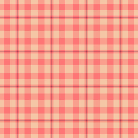 Soft, cheerful plaid pattern in pink beige. A versatile, seamless design ideal for backgrounds,...