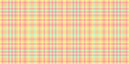 Soft pastel plaid. Cheerful fabric texture. Ideal for backgrounds, textiles, fashion, and cute designs. Versatile pattern for various creative projects.のイラスト素材
