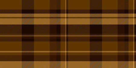 Classic plaid design featuring rich brown and gold hues. Seamless pattern creates a warm, comforting texture. Perfect for backgrounds, textiles, or graphic projects.のイラスト素材
