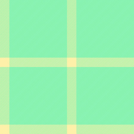 Seamless plaid pattern in soft mint green and beige. Ideal for textiles, backgrounds, and designs...