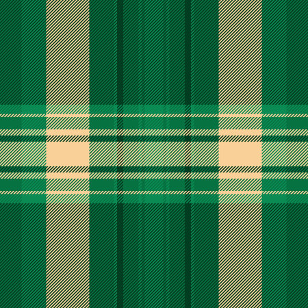 Classic green tartan pattern. Textile background with check design. Ideal for fashion, interior, or festive themed projects. Versatile backdrop for branding and graphics.のイラスト素材