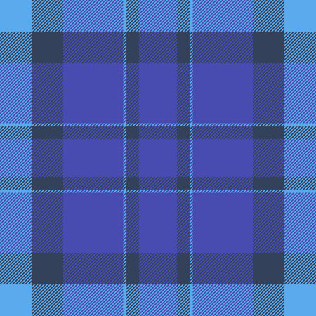 Classic blue tartan pattern. A seamless textile design evoking tradition and comfort. Ideal for...