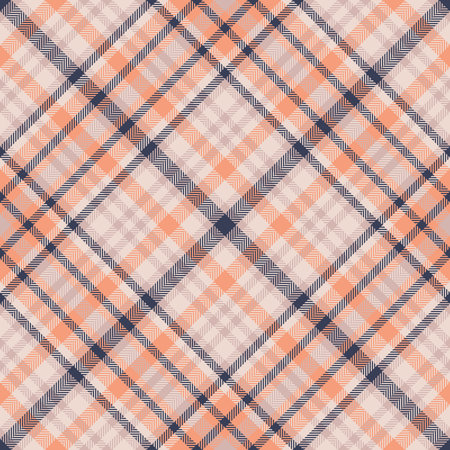 Classic plaid pattern in warm tones. Versatile textile design perfect for backgrounds, apparel, or digital paper. Evokes comfort and tradition with a modern color palette.のイラスト素材
