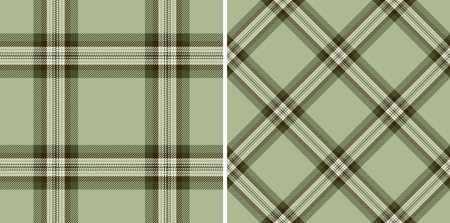 Tartan vector plaid of seamless texture check with a pattern fabric textile background. Set in earth...