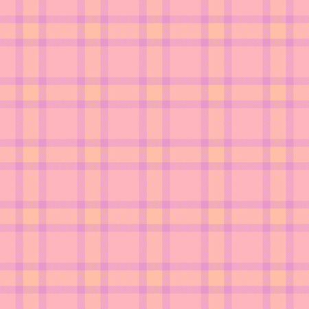Jersey check fabric seamless, sale background pattern plaid. Mix textile vector texture tartan in light pink and pink colors palette.のイラスト素材