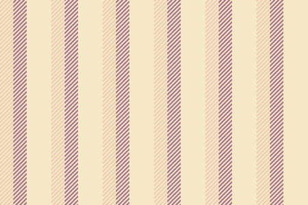 Oarment seamless stripe fabric, royalty vector background textile. Lustomized texture lines pattern vertical in light and pink colors palette.のイラスト素材