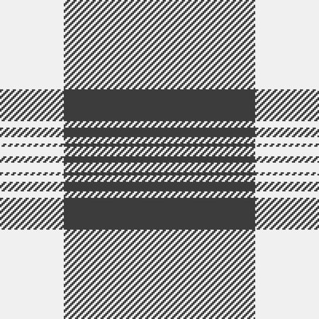 Monochrome checkered pattern with diagonal stripes. Classic design, suitable for backgrounds, textiles, or textures. Versatile for modern or traditional projects.のイラスト素材