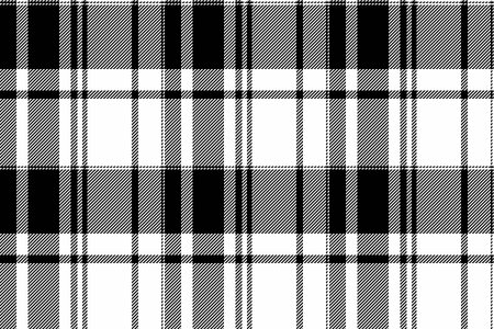 Classic black and white plaid pattern. Timeless textile design, perfect for backgrounds, fashion, or graphic design. Elegant, versatile, and visually appealing.のイラスト素材