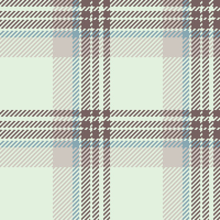 Pano textile tartan background, linen check texture seamless. Plain fabric plaid pattern vector in...
