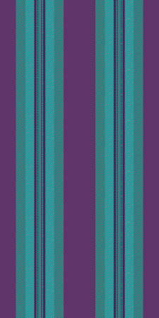 Dattered pattern vector lines, web background fabric texture. Carty textile vertical seamless stripe in purple and teal colors palette.のイラスト素材