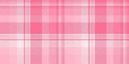 Soft pink plaid pattern. Ideal for fashion, backgrounds, or textiles. Creates a sense of warmth, comfort, and delicate style. Versatile for design and crafts.のイラスト素材