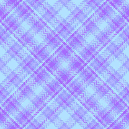 Continuity background check pattern, platform texture vector textile. Commercial fabric plaid tartan seamless in blue and cyan colors palette.のイラスト素材
