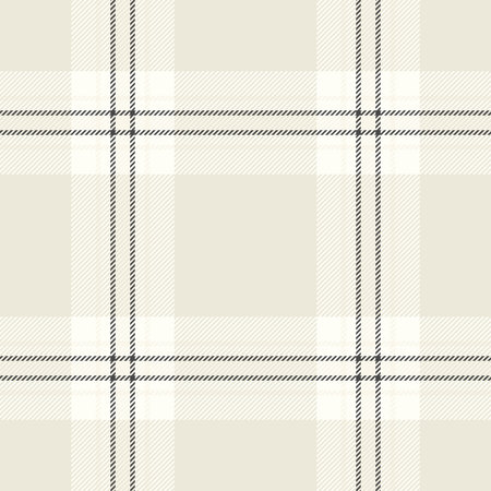 Idea pattern vector plaid, goose foot tartan textile texture. Sketching fabric background seamless check in light and snow colors palette.のイラスト素材