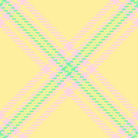 Popular textile check seamless, vivid tartan fabric texture. Overlay background vector pattern plaid...