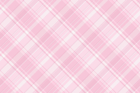 Delicate pink plaid, ideal for backgrounds, textiles, or crafts. Soft, versatile, and conveys sweetness and femininity. Use for fashion, branding, design.のイラスト素材