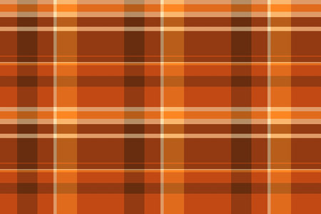 Warm, inviting plaid pattern in autumnal hues. Perfect for backgrounds, textiles, or adding a rustic touch to any design. Evokes comfort and tradition.のイラスト素材