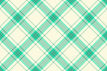 Elegant plaid pattern with intersecting green lines on a beige background. Ideal for textile design, wallpaper, or creating a classic, polished visual impact.のイラスト素材