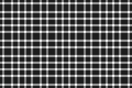 Present background check seamless, nobility pattern fabric plaid. Punk textile vector texture tartan in gray and black colors palette.のイラスト素材