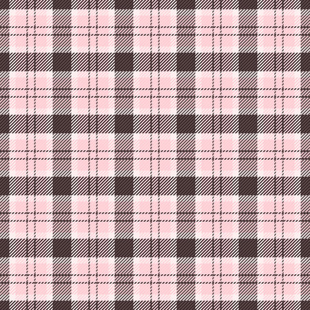 Order plaid fabric textile, november texture check tartan. Flowing pattern vector background seamless in light and dark colors palette.のイラスト素材