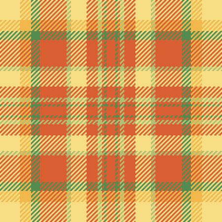 Classic plaid pattern in warm autumnal hues. Detailed, woven texture. Ideal for backgrounds,...