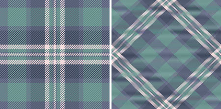 Background tartan pattern of textile vector check with a seamless fabric texture plaid. Set in wedding colors for design wrapping paper sheets.のイラスト素材