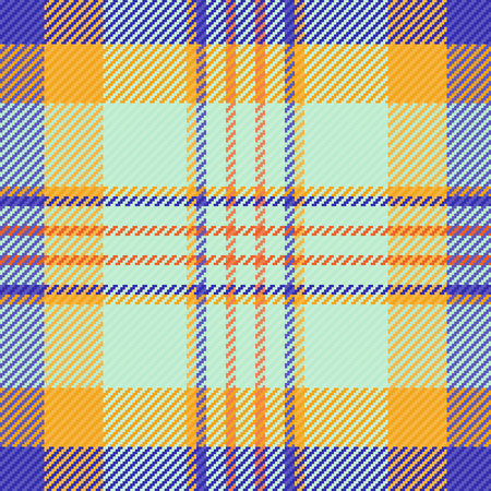 Classic plaid pattern with colorful stripes. Warm hues and intersecting lines create a cozy,...