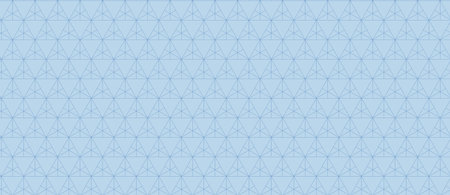 Elegant light blue geometric pattern. Subtle, interconnected triangles create a sophisticated design ideal for websites, presentations, or textile prints.のイラスト素材