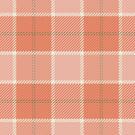 Cozy, versatile plaid pattern in coral and cream hues. Ideal for textiles, backgrounds, or adding a...