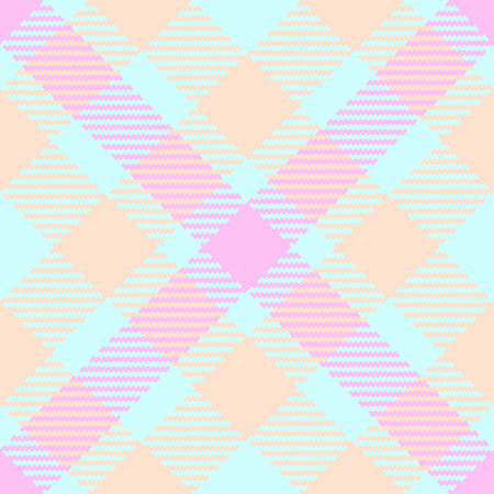 Indoor check pattern plaid, tee fabric seamless texture. Layout textile vector background tartan in...