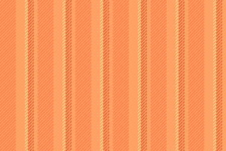 Square lines stripe texture, full seamless fabric vertical. Craft textile pattern background vector in atomic tangerine and orange colors palette.のイラスト素材