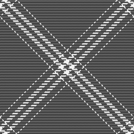 Periodic plaid vector seamless, old-fashioned pattern fabric texture. Xmas check textile background...