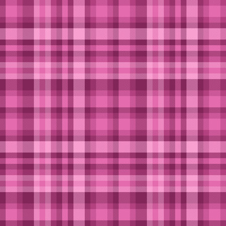Pink plaid pattern, timeless design. Ideal for backgrounds, textiles, or fashion projects. Evokes warmth, comfort, and a classic aesthetic.のイラスト素材